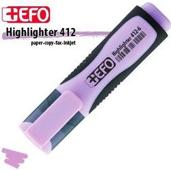 Μαρκαδόρος Υπογράμμισης +EFO 5mm Pastel Μωβ