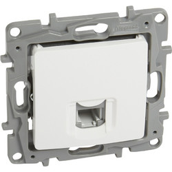 LEGRAND πρίζα RJ11 764569, λευκή