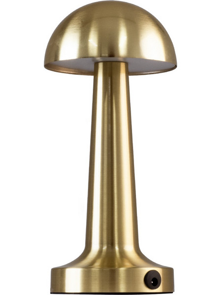 Globostar Coco 76512 Πορτατίφ Αφής LED με Μπαταρία Χρυσό Φ10xΥ22cm