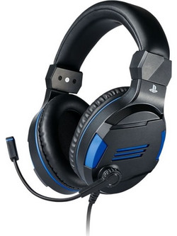 Bigben Interactive PS4 V.3 Gaming Headset Over Ear Black Blue