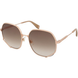 Marc Jacobs MARC1049/S DDB/HA Γυναικεία Γυαλιά Ηλίου Oversized Κοκάλινα Χρυσά με Καφέ Degradee Φακό