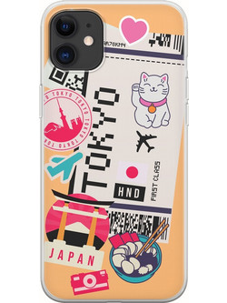 Θήκη Ticket To Tokyo iPhone 11 Flexible TPU (Διάφανη Σιλικόνη)