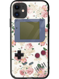 Θήκη Floral Gameboy iPhone 11 Groove TPU (Tempered Glass και TPU)