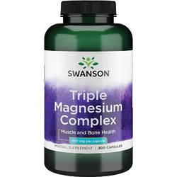 Swanson Triple Magnesium Complex 400mg 300 Κάψουλες