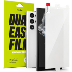 Μεμβράνη Προστασίας Ringke Screen Protector Dual Easy Film Samsung Galaxy S22 Ultra (1 + 1 Added Bonus Pack) (D2E044)