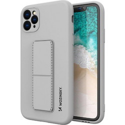 Wozinsky Kickstand Flexible Back Cover Grey (iPhone 12 Pro Max)