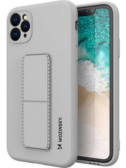 Wozinsky Kickstand Flexible Back Cover Grey (iPhone 12 Pro Max)