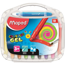 Maped Color'Peps Gel Κηρομπογιές Σετ 10τμχ