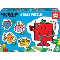 Παιδικό Puzzle Educa Μικροί Κύριοι & Μικρές Κυρίες 3 + 4 + 5 Κομμάτια