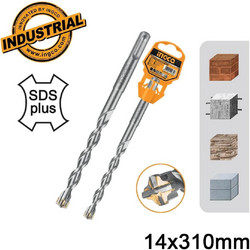 Επαγγελματικό Τρυπάνι Τετράκοπο SDS plus Ingco DBH1211404C - Φ 14 x 310mm DBH1211404C