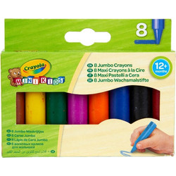 Crayola Mini Kids Jumbo Κηρομπογιές Σετ 8τμχ