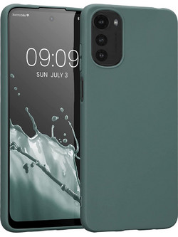 KWmobile Θήκη Σιλικόνης Motorola Moto E32 / E32s - Blue Green (58664.171)