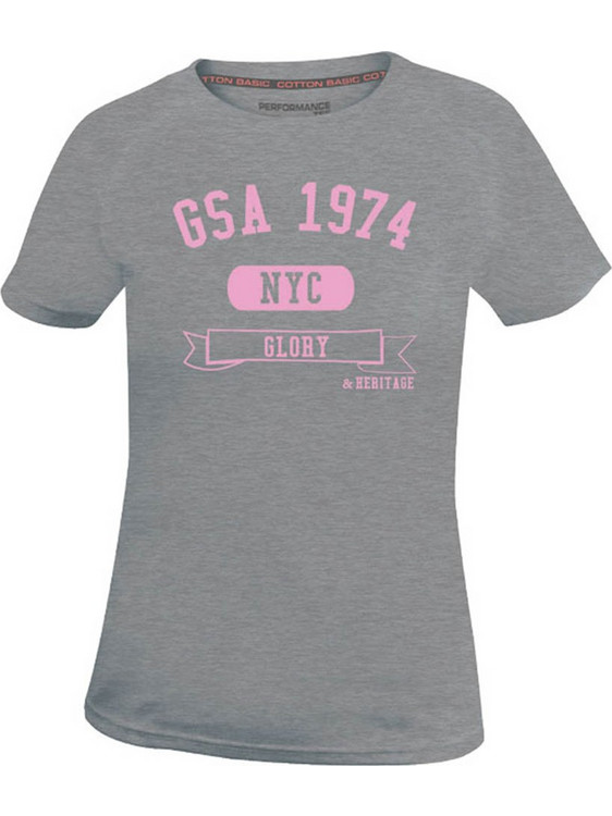 GSA Παιδικό T-Shirt Κοντομάνικο Γκρι 88-3713-05
