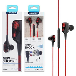 Newtop CF26 Handsfree In-Ear 3.5mm Red