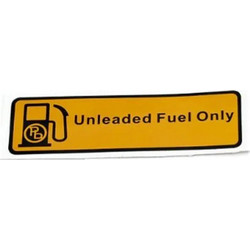 ΑΥΤΟΚΟΛΛΗΤΟ ΕΝΔΕΙΞΗΣ ΒΕΝΖΙΝΗΣ MOTO ''UNLEADED FUEL''