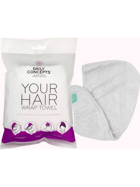 Daily Concepts Hair Towel - White