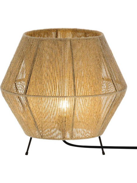 Viokef 4214202 Πορτατίφ Ε27 Μπεζ Φ30xΥ25.5cm