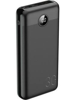 Veger L30 Power Bank 30000mAh 20W με 3 Θύρες USB-A & Θύρα USB-C Black