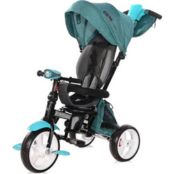 Lorelli Enduro Luxe Τρίκυκλο Ποδήλατο Αναδιπλούμενο με Σκίαστρο & Χειρολαβή για 12+ Μηνών Πράσινο