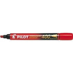 Ανεξίτηλος Μαρκαδόρος Pilot 400 Broad Πλακέ - Κόκκινο SCA-400-BR