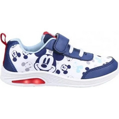 Cerda Mickey Παιδικά Sneakers με Φωτάκια Μπλε Λευκά 2300004941