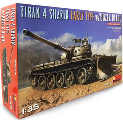 MiniArt Tiran Sharir Early Type W/Dozer Blade Συναρμολογούμενο Πλαστικό Μοντέλο Τανκ 1:35