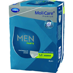 Hartmann Molicare Premium Men Pants Medium Πάνες Βρακάκι Ακράτειας 5 Σταγόνες 8τμχ