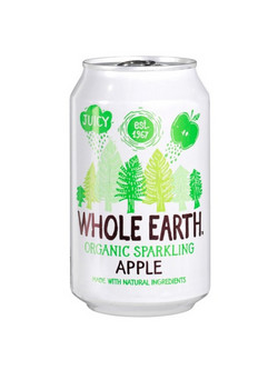 Βιολογικό Αναψυκτικό Μήλο, 330 ml, Bio, Whole Earth 12148