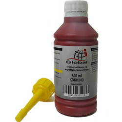 Μελάνι μαρκαδόρου Global ασπροπίνακα 300ml κόκκινο (WBR3003)