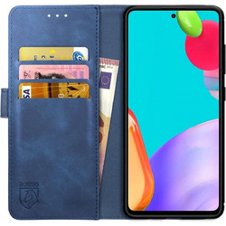 Rosso Element PU Θήκη Πορτοφόλι Samsung Galaxy A73 5G - Blue (8719246344176)