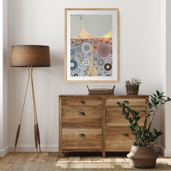 ΑΦΙΣΑ WALL-DESIGN CIRCULAR PERSPECTIVE 49507 (PVC/PLEXIGLASS ΦΥΣΙΚΟ ΞΥΛΟ ΜΕ ΠΛΑΙΣΙΟ) 20x30cm