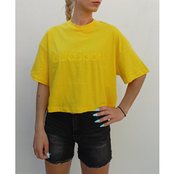 Body Action Γυναικείο Αθλητικό Crop Top Κίτρινο 051228-01-09