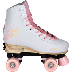 Playlife Classic Pale Rose Quad Αυξομειούμενα Rollers Ενηλίκων Λευκά Ροζ