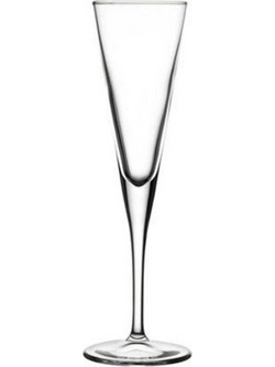 Espiel Ποτήρι Σαμπάνιας Γυάλινο Κολωνάτο V-Line 150ml SP44305G6