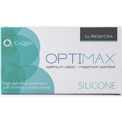 Optimax Silicone For Presbyopia Μηνιαίοι Φακοί Επαφής Πολυεστιακοί Σιλικόνης Υδρογέλης 3τμχ