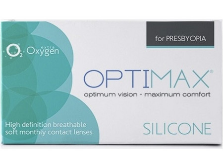 Optimax Silicone For Presbyopia Μηνιαίοι Φακοί Επαφής Πολυεστιακοί Σιλικόνης Υδρογέλης 3τμχ