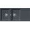 Franke Maris MAG 621 Onyx Ένθετος Νεροχύτης Γρανίτη Αντιστρεφόμενος Ματ 116x50cm