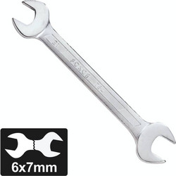 Force 7540607 - Γερμανικό Κλειδί Cr-V 6x7 mm