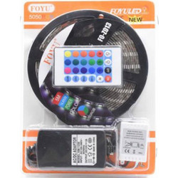 Ταινία LED Τροφοδοσίας 220V RGB Μήκους 5m Τύπου SMD5050