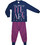 Pretty Baby Heart Παιδική Πιτζάμα Βαμβακερή Χειμωνιάτικη Navy Μπλε Φούξια 64983