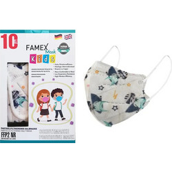 Famex Kids FFP2 NR Particle Filtering Half Mask Astrokid 10τμχ