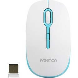 Meetion MT-R547 Ασύρματο Bluetooth Ποντίκι White Blue