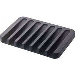 Σαπουνοθήκη Flow Self LBTYMZK7398 11,5x8x1cm Black Yamazaki Σιλικόνη