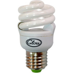 GLOU, Λάμπα Οικονομίας Full Spiral T2 9W 12V E27 DC 2700K