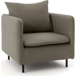 La Redoute Πολυθρόνα Γκρι Ivete 3614853635073