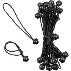 MFH Rubber Tensioner w/ Βall - Βlack