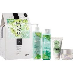 Medisei Panthenol Extra Gift Away Cleansing Milk 3in1 250ml + Detox Tonic Lotion 200ml + Green Clay Facial Mask 75ml + Face & Eye Cream 50ml