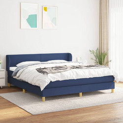 vidaXL Κρεβάτι Boxspring με Στρώμα Υφασμάτινο 160x200cm 3126659