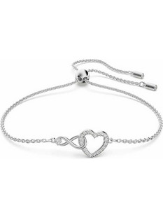 Swarovski Infinity Γυναικείο Βραχιόλι Αλυσίδα Ασημί 5524421
