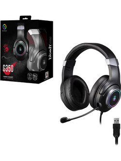 Bloody G350 Gaming Headset Over Ear Black